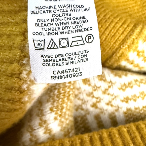 LOFT XS Grandpacore Chartreuse Plaid Patch Pocket Button Down Normcore Cardigan - Picture 4 of 4